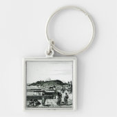 Uitzicht van Rio de Janeiro uit de kerk Sleutelhanger (Voorkant)