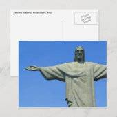 uitzicht van rio redeemer briefkaart (Voorkant / Achterkant)