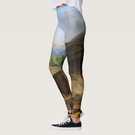 Uitzicht van Ripetta door Hubert Robert Leggings (Links)