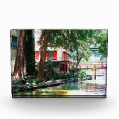 Uitzicht van rivierlopen Acrylblok Fotoblokken (Voorkant)