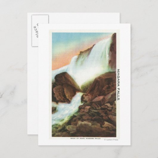 Uitzicht van Rock of Ages Briefkaart (Voorkant / Achterkant)