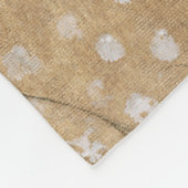 Uitzicht van rode Barn Fleece Deken (Hoek)