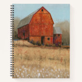 Uitzicht van rode Barn Notitieboek (Voorkant)