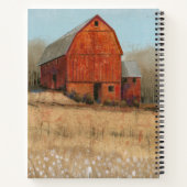 Uitzicht van rode Barn Notitieboek (Achterkant)