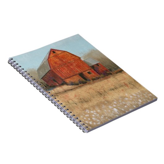 Uitzicht van rode Barn Notitieboek (Rechterzijde)