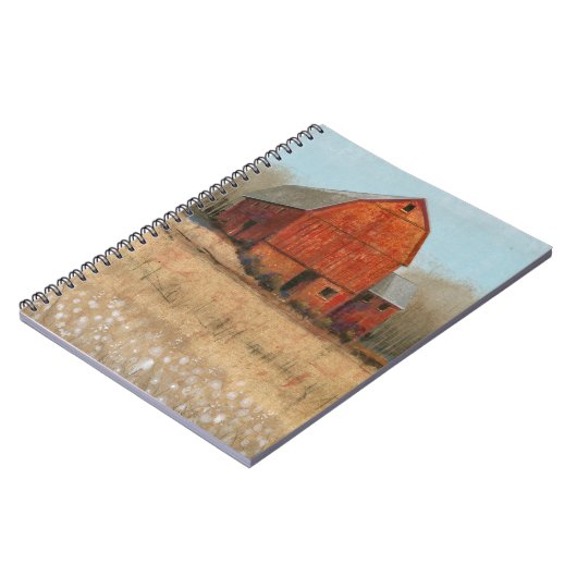 Uitzicht van rode Barn Notitieboek (Linkerzijde)