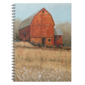 Uitzicht van rode Barn Notitieboek (Voorkant)