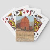 Uitzicht van rode Barn Pokerkaarten (Achterkant)