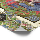 Uitzicht van Rome als de stad van God Poster (Hoek)