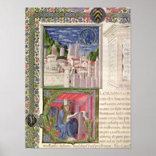 Uitzicht van Rome als de stad van God Poster