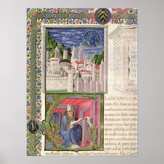 Uitzicht van Rome als de stad van God Poster (Voorkant)