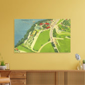 Uitzicht van Roseland Park Canvas Afdruk (Insitu (Woonkamer))