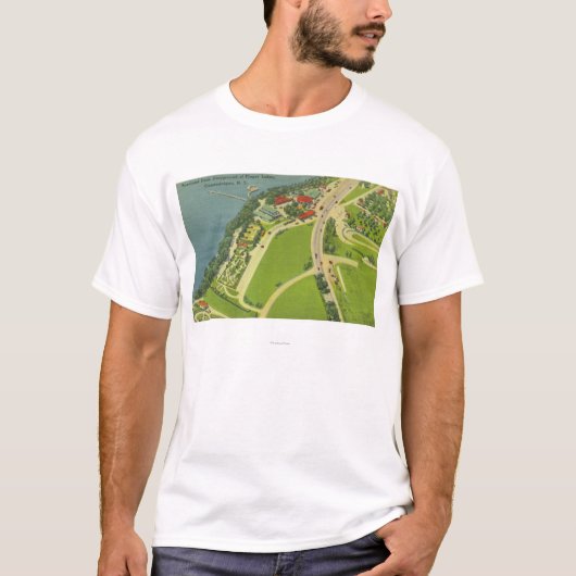 Uitzicht van Roseland Park T-shirt (Voorkant)
