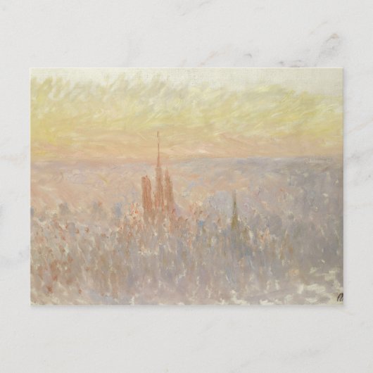 Uitzicht van Rouen, 1892 (olie op canvas) Briefkaart (Voorkant)