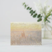 Uitzicht van Rouen, 1892 (olie op canvas) Briefkaart (Staand voorkant)