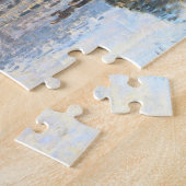 Uitzicht van Rouen Monet Fine Art Legpuzzel (Zijkant)
