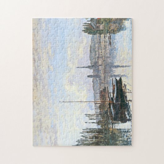 Uitzicht van Rouen Monet Fine Art Legpuzzel (Verticaal)