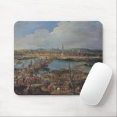 Uitzicht van Rouen uit Saint-Sever, c.1715-20 Muismat (Met muis)