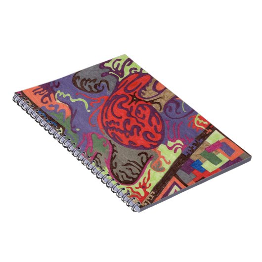 "Uitzicht van ruimtevaart" Abstract Notitieboek (Rechterzijde)