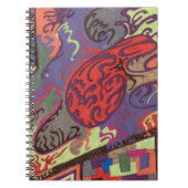 "Uitzicht van ruimtevaart" Abstract Notitieboek (Voorkant)