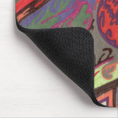 "Uitzicht van ruimtevaart" Abstracte Mousepad Muismat (Hoek)