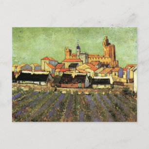 Uitzicht van Saintes Maries door Vincent van Gogh Briefkaart
