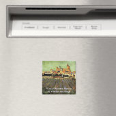 Uitzicht van Saintes Maries door Vincent van Gogh Magneet (Insitu (Vaatwasser))