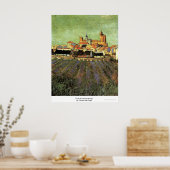 Uitzicht van Saintes-Maries door Vincent van Gogh Poster (Keuken)