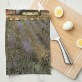 Uitzicht van Saintes Maries door Vincent van Gogh Theedoek (Quarter Fold)