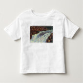 Uitzicht van Salmon Jumping Punch Bowl Herfsten Kinder Shirts (Voorkant)