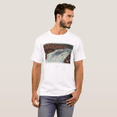 Uitzicht van Salmon Jumping Punch Bowl Herfsten T-shirt (Voorkant volledig)