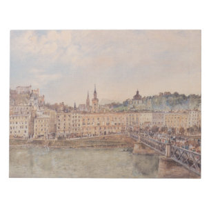 Uitzicht van Salzburg (door Rudolf von Alt) Notitieblok