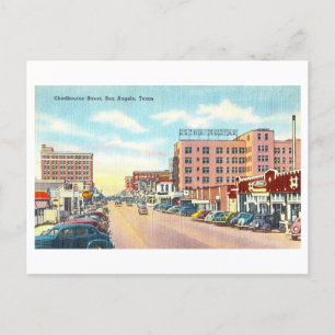  Uitzicht van San Angelo, Texas, Briefkaart