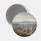 Uitzicht van San Francisco (1860) magneet (Voorkant / Achterkant)