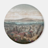 Uitzicht van San Francisco (1860) magneet (Voorkant)