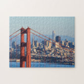 Uitzicht van San Francisco door Golden Gate Bridge Legpuzzel (Horizontaal)