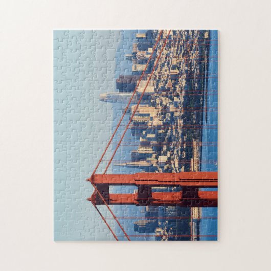 Uitzicht van San Francisco door Golden Gate Bridge Legpuzzel (Verticaal)