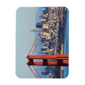 Uitzicht van San Francisco door Golden Gate Bridge Magneet (Verticaal)