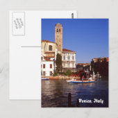 Uitzicht van San Geremia, Venice Briefkaart (Voorkant / Achterkant)