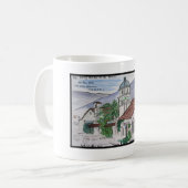 Uitzicht van San Luis Obispo, Motel Inn Koffiemok (Voorkant links)