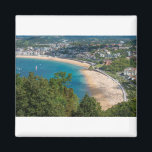 Uitzicht van San Sebastian, Donostia, Spanje Magneet<br><div class="desc">Het uitzicht van San Sebastian, Donostia, Spanje op een mooie zomerdag.</div>