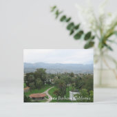 Uitzicht van Santa Barbara City College Briefkaart (Staand voorkant)