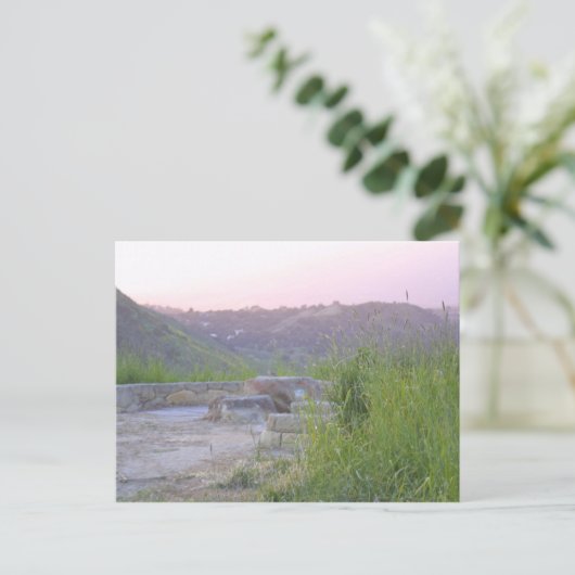 Uitzicht van Santa Barbara Mesa Briefkaart (Staand voorkant)