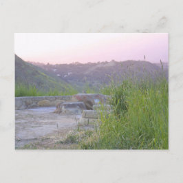 Uitzicht van Santa Barbara Mesa Briefkaart