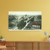 Uitzicht van Santa Clara AveAlameda, CA Canvas Afdruk (Insitu (Woonkamer))