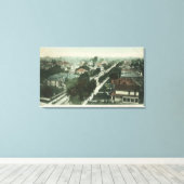 Uitzicht van Santa Clara AveAlameda, CA Canvas Afdruk (Insitu (Houten vloer))