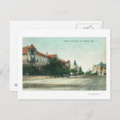 Uitzicht van Santa Cruz AvenueLos Gatos, CA Briefkaart (Voorkant / Achterkant)