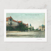 Uitzicht van Santa Cruz AvenueLos Gatos, CA Briefkaart (Voorkant)