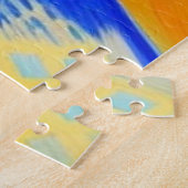 Uitzicht van Santorini Legpuzzel (Zijkant)