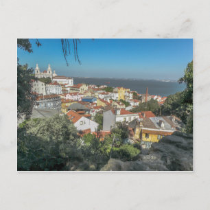 Uitzicht van Sao Jorge Castle, Portugal - Briefkaa Briefkaart